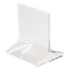 T Shape Holder Acrylic Clear