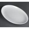 Olympia French Deep Oval Plate White - 365mm 14 1/4" (Box 2)