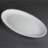 Olympia French Deep Oval Plate White - 500mm 19 1/2" (Box 1)