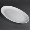Olympia French Deep Oval Plate White - 500mm 19 1/2" (Box 1)