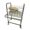 Craven Condiment/Cutlery & Tray Dispense Trolley - 791x770x1194mm (Direct)