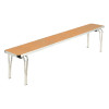 Contour Stacking Bench Oak Colour - 1830x254x432mm (Direct)