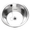 Franke Rimmed Edge Round Inset Sink Bowl - 380dia x 160mm (Direct)