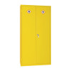 Hazardous Substance Cabinet Double Door Yellow 50Ltr