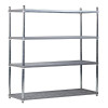 Craven 4tier Nylon Coated Wire Shelving - 1175x490x1700mm (Direct)