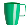 Kristallon Polycarbonate Handled Beaker Green - 284ml 10oz (Box 12)