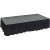 Valance 1m x 200mm deep Black for Ultralight Staging