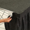 Valance 1m x 400mm deep Black Ultralight Staging