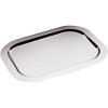 Rectangular Serving Tray with Plain Edge St/St - 580x420mm