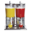 Beverage Dispenser Double St/St 18/10 - 2x6Ltr