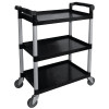 Polypropylene Compact Mobile Trolley (Black)