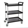 Polypropylene Compact Mobile Trolley (Black)