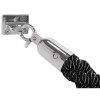 Bolero Black Twist Barrier Rope with Chrome Ends