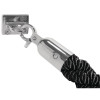 Bolero Black Twist Barrier Rope with Chrome Ends
