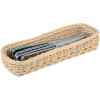 Rattan Basket Polypropylene for Cutlery - 45x270x100mm