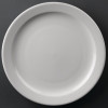 Athena Hotelware Narrow Rimmed Plate - 25.8cm 10" (Box 12)
