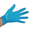 Vogue Vinyl Food-Prep Gloves Blue Powder free - Size L (Box 100)