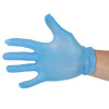 Vogue Vinyl Food-Prep Gloves Blue Powder free - Size M (Box 100)