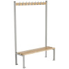 Single Sided Coat Hanger Bench - 1200mm (Direct)