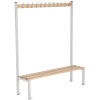 Single Sided Coat Hanger Bench - 1500mm (Direct)