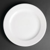 Royal Porcelain Classic Wide Rim Plate White - 9.5" 240mm (Box 12)