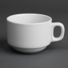 Royal Porcelain Classic Stacking Teacup White - 7oz 200ml (Box 12)