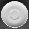 Royal Porcelain Classic Cappuccino Saucer White - 160mm 6.3" (Box 12)