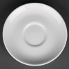 Royal Porcelain Classic Cappuccino Saucer White - 160mm 6.3" (Box 12)