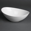 Royal Porcelain Classic Salad Bowl Oval White - 7.9" 200mm (Box 6)