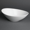 Royal Porcelain Classic Salad Bowl Oval White - 10" 250mm (Box 6)