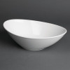 Royal Porcelain Classic Salad Bowl Oval White - 10" 250mm (Box 6)