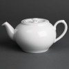 Royal Porcelain Classic Oriental Teapot with lid White - 21oz 600ml (Box 2)