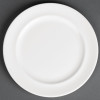 Royal Porcelain Maxadura Advantage Rimmed Plate White - 6.7" 170mm (Box 12)