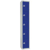 450mm Deep Locker 5 Door (Coin Return) Blue (Direct)