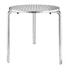 Bolero Round Stacking Bistro Table St/St Top - 700mm dia