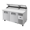 True 2 Door Pizza Prep Table TPP-67-HC