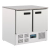 Polar REFRIGERATED Counter with Marble Work Top - 2 doors 240Ltr