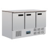 Polar REFRIGERATED Counter with Marble Work Top - 3 doors 368Ltr