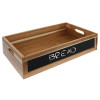 Olympia Display Crate with Chalkboard Side 1/1 GN - 527x325x120mm