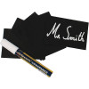 Securit Mini Chalkboard Tags A8 52x74mm (Pack 20) w/ Spikes & Holders & Marker