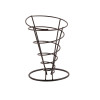 Olympia French Fry Holder Black Wire Cone - 175(h)x115(dia)mm