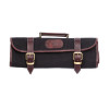 Boldric Black Canvas Knife Roll 9 Pocket