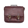 Boldric Brown Messenger Leather Knife Bag 10 Pocket