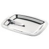Olympia Stainless Steel Tip Tray with Spring Hold - 150x120mm