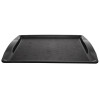 Kristallon Handled Fast Food Tray Black - 430x305x25mm