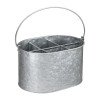 Olympia Galvanised Table Tidy - 135(h)x245(w)x175(d)mm