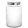 Vogue Glass Jar with St/St Lid - 86(dia)x130(h)mm 550ml 19oz (Box 6)