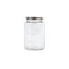 Vogue Glass Jar with St/St Lid - 86(dia)x130(h)mm 550ml 19oz (Box 6)
