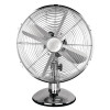 Status Oscillating Desktop Fan Chrome - 12"