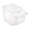 Araven Ingredient Bin Gn1/1 400 50Ltr Transparent